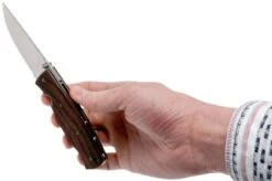 Brisa Birk 75 - S30V Flat - Desert Ironwood - 2510 -Knives Store ENZ 2510 08 enzo enz 2510 08