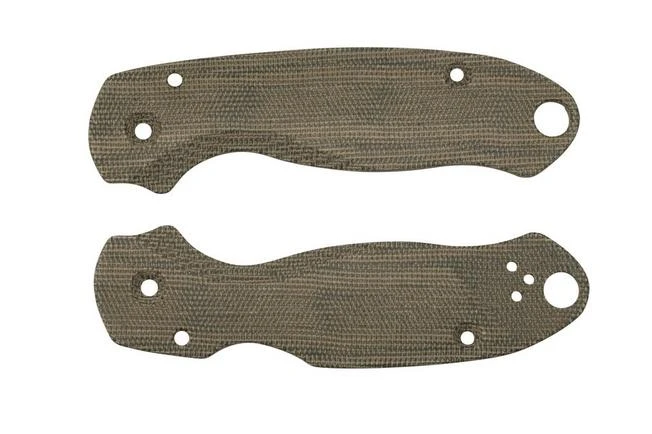 Flytanium Spyderco Para 3 Scales, Lotus Green Canvas Micarta 1 Flytanium Spyderco Para 3 Scales, Lotus Green Canvas Micarta