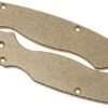 Flytanium Spyderco Paramilitary 2 Scales, Brass
