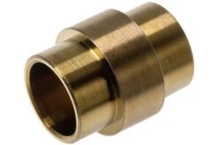 Flytanium Spyderco Paramilitary 2 Lanyard Tube Titanium, Bronze