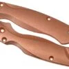 Flytanium Spyderco Paramilitary 2 Lotus Scales, Copper