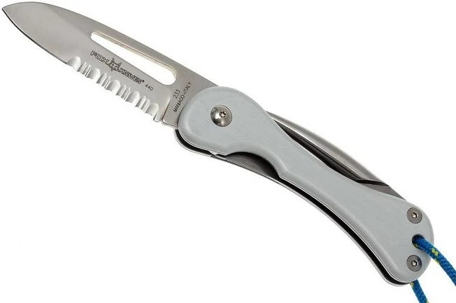Fox 233A Sailing Knife, Silver Aluminum 2 Fox 233A Sailing Knife, Silver Aluminum - Image 2