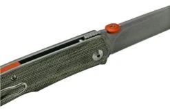 Fox Knives The Sicilian, Satin Green Micarta FX-525MI Pocket Knife, Bob Terzuola Design -Knives Store FOFX 525MI 06 fox