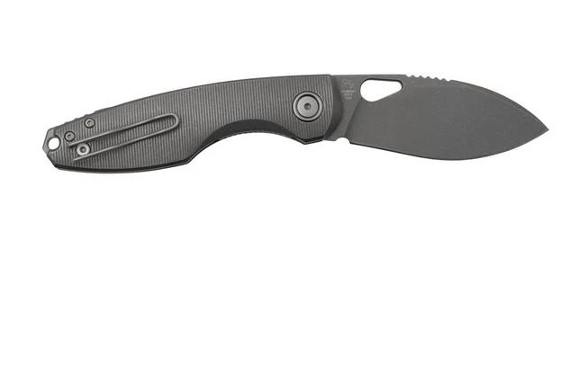 Fox Chilin FX-530-TIASW Acid Stonewashed M398, Grey Titanium Pocket Knife, Jesper Voxnaes Design 2 Fox Chilin FX-530-TIASW Acid Stonewashed M398, Grey Titanium Pocket Knife, Jesper Voxnaes Design - Image 2