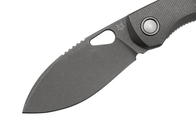 Fox Chilin FX-530-TIASW Acid Stonewashed M398, Grey Titanium Pocket Knife, Jesper Voxnaes Design 3 Fox Chilin FX-530-TIASW Acid Stonewashed M398, Grey Titanium Pocket Knife, Jesper Voxnaes Design - Image 3