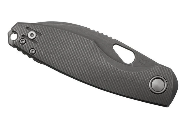 Fox Chilin FX-530-TIASW Acid Stonewashed M398, Grey Titanium Pocket Knife, Jesper Voxnaes Design 6 Fox Chilin FX-530-TIASW Acid Stonewashed M398, Grey Titanium Pocket Knife, Jesper Voxnaes Design - Image 6