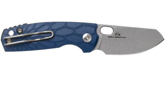 Fox Baby Core UK, Blue FX-608UKBL Pocket Knife, Jesper Voxnaes Design 2 Fox Baby Core UK, Blue FX-608UKBL Pocket Knife, Jesper Voxnaes Design - Image 2