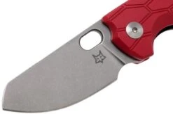 Fox Baby Core UK, Red FX-608UKR Pocket Knife, Jesper Voxnaes Design -Knives Store FOFX 608UKR 03 fox knives