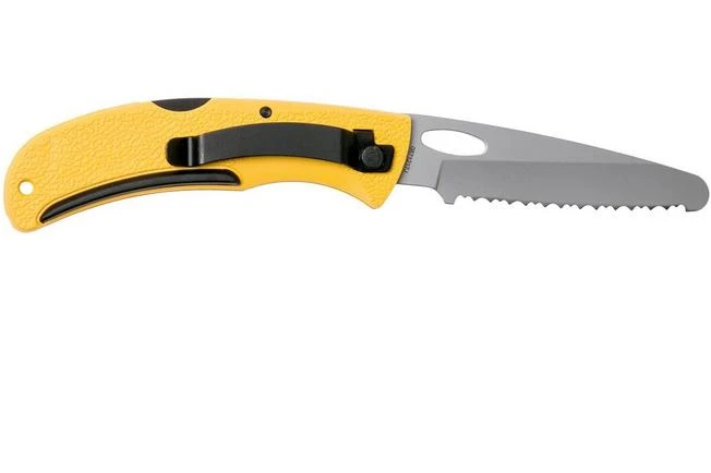 Gerber E-Z Out Rescue Yellow 6971 Serrated Pocket Knife 2 Gerber E-Z Out Rescue Yellow 6971 Serrated Pocket Knife - Image 2
