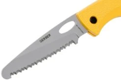 Gerber E-Z Out Rescue Yellow 6971 Serrated Pocket Knife 10 Gerber E-Z Out Rescue Yellow 6971 Serrated Pocket Knife -Knives Store GE06971 03 gerber
