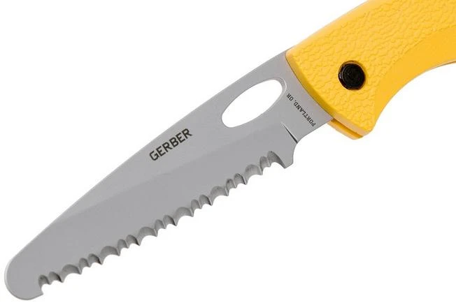 Gerber E-Z Out Rescue Yellow 6971 Serrated Pocket Knife 3 Gerber E-Z Out Rescue Yellow 6971 Serrated Pocket Knife - Image 3