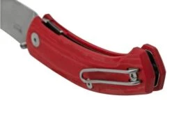 GiantMouse ACE Iona V2 Red Linen Micarta Stonewashed Magnacut, Pocket Knife -Knives Store GM IONA V2 RED LINEN 04 giantmouse