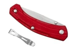 GiantMouse ACE Iona V2 Red Linen Micarta Stonewashed Magnacut, Pocket Knife -Knives Store GM IONA V2 RED LINEN 06 giantmouse