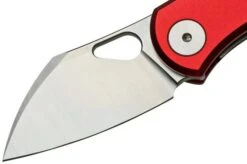 GiantMouse ACE Nibbler Red Aluminum, N690 Pocket Knife, Ansø And Voxnaes Design -Knives Store GMNIBBLER ALU RED 03 giantmouse