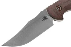 Rick Hinderer The Emmett, CPM 20CV, Burgundy Micarta Hunting Knife -Knives Store HRK EM BYM 03 rick hinderer knives