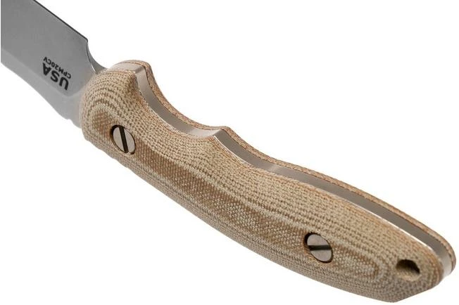 Rick Hinderer The Emmett, CPM 20CV, Natural Micarta Hunting Knife 4 Rick Hinderer The Emmett, CPM 20CV, Natural Micarta Hunting Knife - Image 4