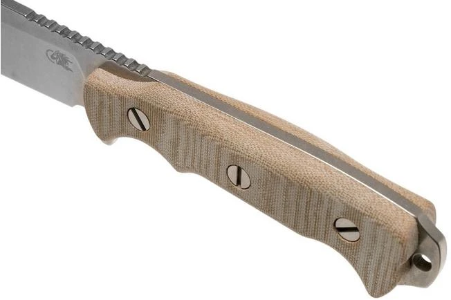 Rick Hinderer Fieldtac 6” Harpoon Spearpoint Stonewash Natural Micarta Survival Knife 5 Rick Hinderer Fieldtac 6” Harpoon Spearpoint Stonewash Natural Micarta Survival Knife - Image 5