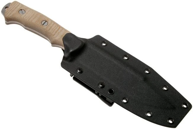 Rick Hinderer Fieldtac 6” Harpoon Spearpoint Stonewash Natural Micarta Survival Knife 6 Rick Hinderer Fieldtac 6” Harpoon Spearpoint Stonewash Natural Micarta Survival Knife - Image 6