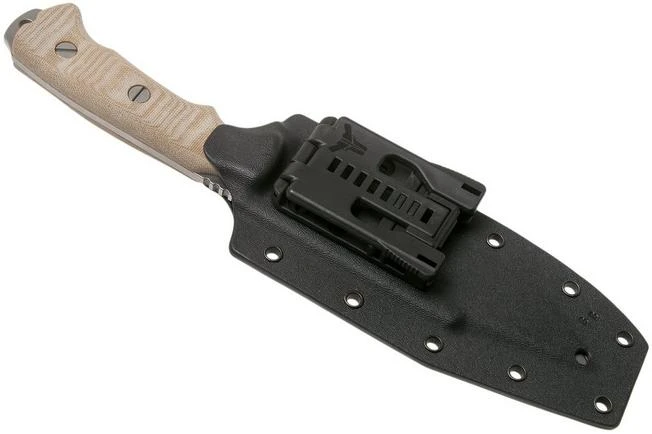 Rick Hinderer Fieldtac 6” Harpoon Spearpoint Stonewash Natural Micarta Survival Knife 7 Rick Hinderer Fieldtac 6” Harpoon Spearpoint Stonewash Natural Micarta Survival Knife - Image 7