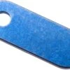 Rick Hinderer One Hole Filler Tab Titanium, Stonewashed Blue