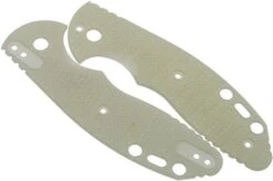 Rick Hinderer Slippy Scales, Translucent Green G10