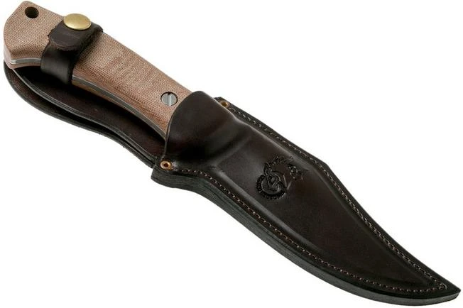 Rick Hinderer Ranch Bowie Natural Canvas Micarta, Battle Black, Bowie Knife 7 Rick Hinderer Ranch Bowie Natural Canvas Micarta, Battle Black, Bowie Knife - Image 7