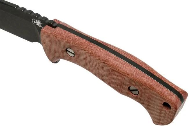 Rick Hinderer Ranch Drop Spanto Battle Black, Red Micarta Survival Knife 5 Rick Hinderer Ranch Drop Spanto Battle Black, Red Micarta Survival Knife - Image 5