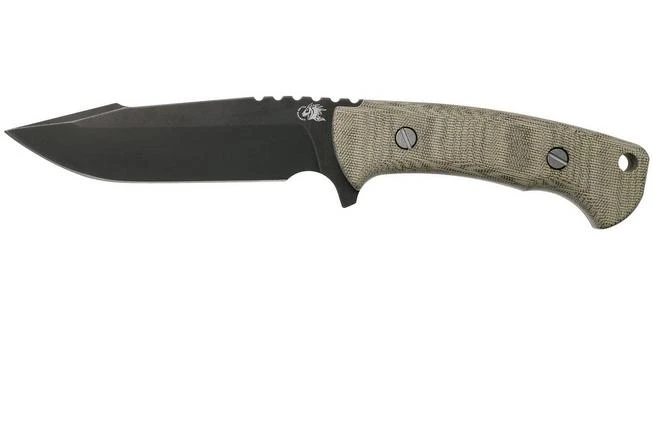 Rick Hinderer Ranch Harpoon Spanto Battle Black Green Micarta Survival Knife 1 Rick Hinderer Ranch Harpoon Spanto Battle Black Green Micarta Survival Knife