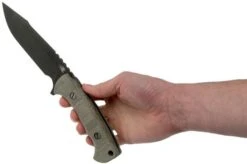 Rick Hinderer Ranch Harpoon Spanto Battle Black Green Micarta Survival Knife 13 Rick Hinderer Ranch Harpoon Spanto Battle Black Green Micarta Survival Knife -Knives Store HRK TRH SPSWBK GM 06 rick hinderer knives