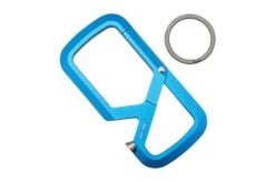 The James Brand Mehlville, Cerulean Stainless, Carabiner -Knives Store JAES201945 10 04 jamesbrand