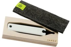 The James Brand Ellis, White G10 + Black Pocket Knife -Knives Store JAKELLG10W 07 the james brand