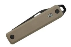 The James Brand The Ellis Slim, Coyote Tan G10, Black, Serrated, KKN125195-01, Pocket Knife -Knives Store JAKKN125195 01 06 jamesbrand