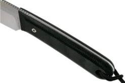 The James Brand The Hell Gap Stainless + Black Micarta Fixed Knife -Knives Store JAKN107143 05 the james brand