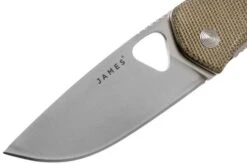 The James Brand Folsom KN102127-00 Od Green Micarta + Satin Pocket Knife 10 The James Brand Folsom KN102127-00 Od Green Micarta + Satin Pocket Knife -Knives Store JAKN112127 00 03 the james brand