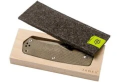 The James Brand Folsom KN102127-00 Od Green Micarta + Satin Pocket Knife 15 The James Brand Folsom KN102127-00 Od Green Micarta + Satin Pocket Knife -Knives Store JAKN112127 00 08 the james brand