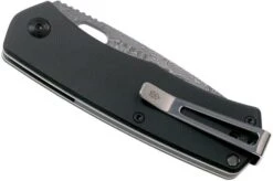 The James Brand The Folsom Black, Damascus, Micarta, KN102147-00 Pocket Knife -Knives Store JAKN112147 00 04 the james brand