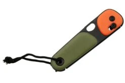 The James Brand The Redstone, OD Green + Orange PP, Black, Serrated, KN118197-01, Pocket Knife -Knives Store JAKN118197 01 06 jamesbrand