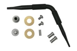 J.E. Made Lanny's Clip, Black G10, D2 Slipjoint Pocket Knife -Knives Store JM LAC D2 BL 08 jemade