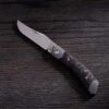 Jack Wolf Cyborg Jack CYBO-01-CDMO Fat Carbon Dark Matter Orange, Slipjoint Pocket Knife