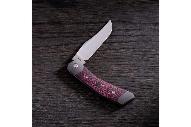 Jack Wolf Cyborg Jack CYBO-01-HPK CamoCarbon Hot Pink, Slipjoint Pocket Knife 3 Jack Wolf Cyborg Jack CYBO-01-HPK CamoCarbon Hot Pink, Slipjoint Pocket Knife - Image 3