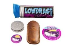 Jack Wolf Low Drag Jack DRAG-01-BLK, Black Canvas Micarta, Slipjoint Pocket Knife -Knives Store JW DRAG 01 BLK 07 jackwolf