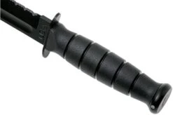 KA-BAR Short Fighting Knife 1259 Serrated, Kraton Handle, Fixed Knife -Knives Store KA1259 04 ka bar