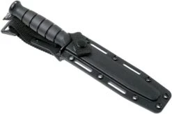 KA-BAR Short Fighting Knife 1259 Serrated, Kraton Handle, Fixed Knife -Knives Store KA1259 07 ka bar