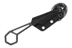 Kansept Hex G0001A4 Black Coating 14C28N, Neck Knife, Ostap Hel Design -Knives Store KSG0001A4 05 kansept