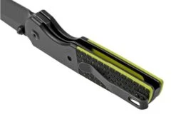 Kansept Warrior T1005S2 Black Drop Point, Black & Green G10 Pocket Knife, Kim Ning Design -Knives Store KST1005S2 04 kansept