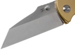 Kansept Main Street T1015B6 Brass Pocket Knife, Dirk Pinkerton Design -Knives Store KST1015B6 03 kansept knives