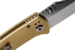 Kansept Main Street T1015B6 Brass Pocket Knife, Dirk Pinkerton Design -Knives Store KST1015B6 06 kansept knives
