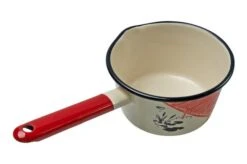 Knivesandtools Enamel Saucepan E-SP14-01, 14 Cm, Enamel Sauce Pan 9 Knivesandtools Enamel Saucepan E-SP14-01, 14 Cm, Enamel Sauce Pan -Knives Store KT E SP14 01 03 kato