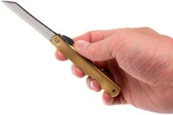 Higonokami Pocket Knife 7 Cm HIGO09, Blue Paper Steel, Messing 14 Higonokami Pocket Knife 7 Cm HIGO09, Blue Paper Steel, Messing -Knives Store KT HIGO09 07 higonokami kt higo09 07