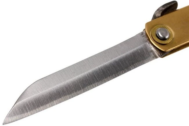 Higonokami Pocket Knife 7,7 Cm HIGO12BR, White Paper Steel, Sheepfoot 3 Higonokami Pocket Knife 7,7 Cm HIGO12BR, White Paper Steel, Sheepfoot - Image 3